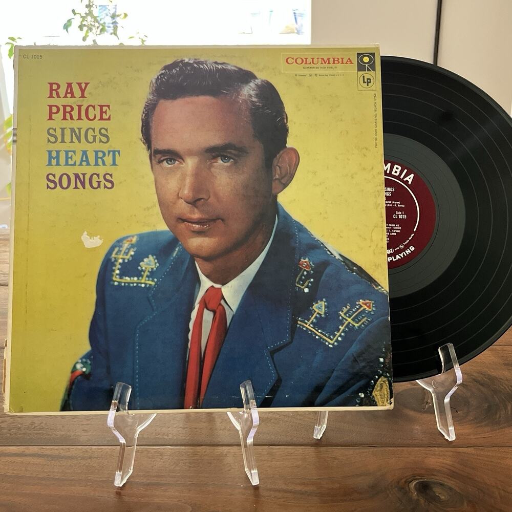 Ray Price Sings Heart Songs Vinyl LP 1957 Columbia CL 1015